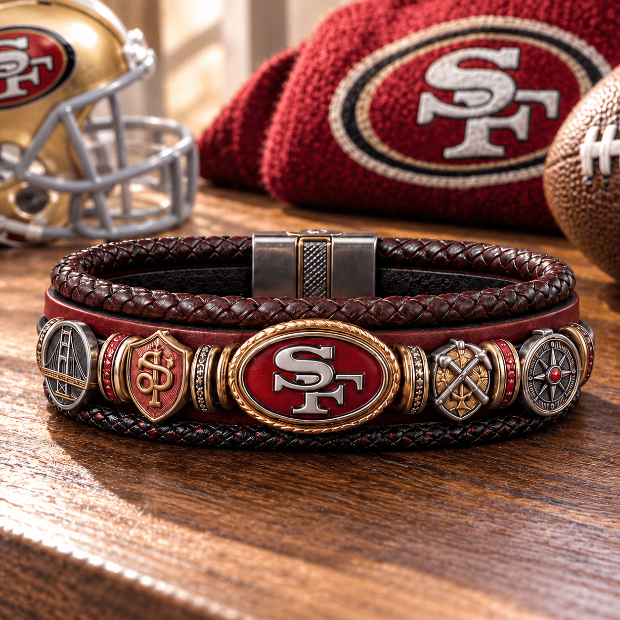 SF49 Braided Bracelet Set PDL