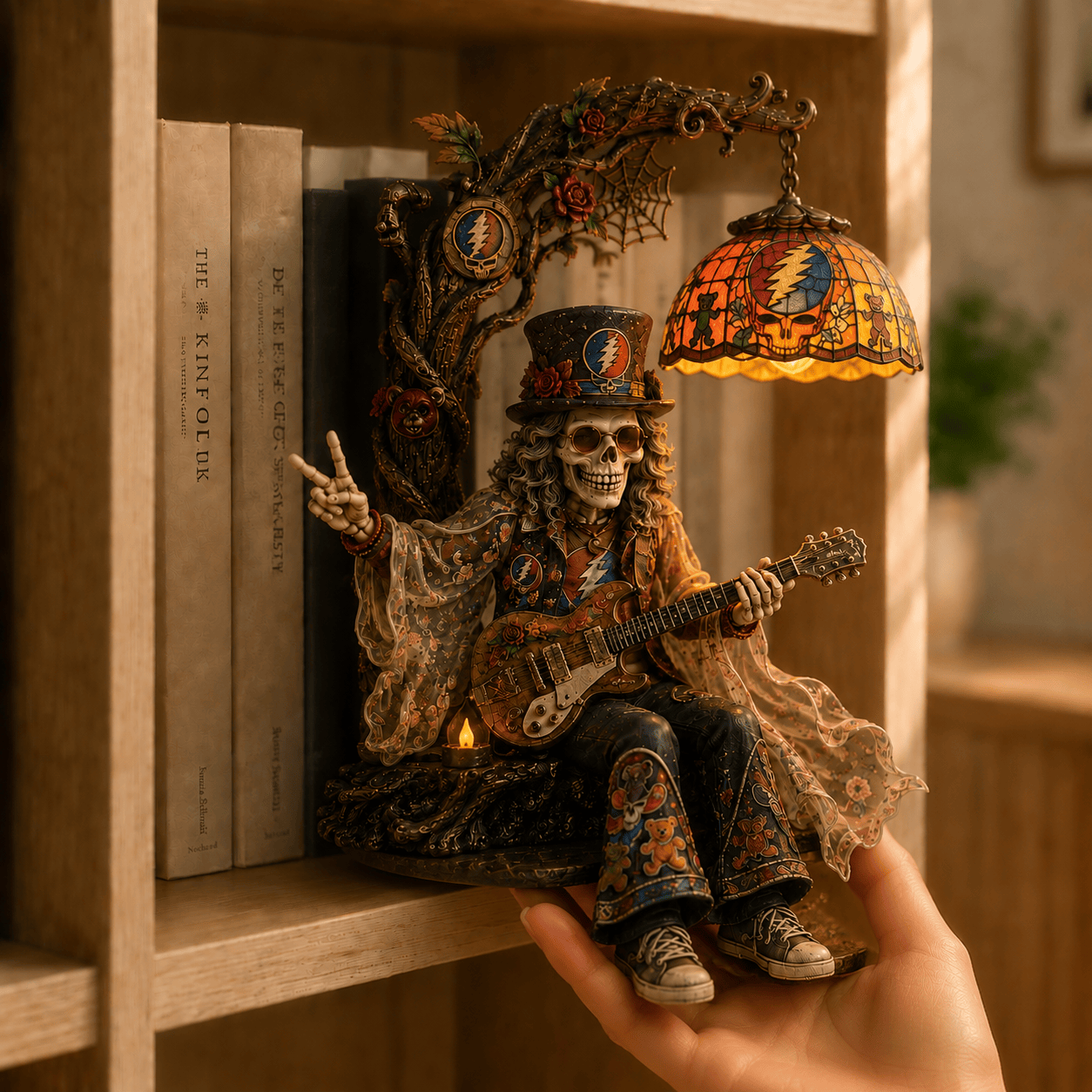 Premium GRFD Bookshelf Figurines Lamp PDL