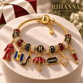 RHN Gold Charm Bracelet Set NHVH
